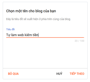 cách tự làm web miễn phí
