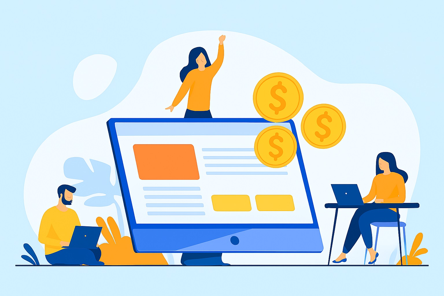 cách kiếm tiền online với website